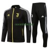 Juventus Ensemble Vestes d'Entraînement 22-23 Noir Jaune Pour Enfant